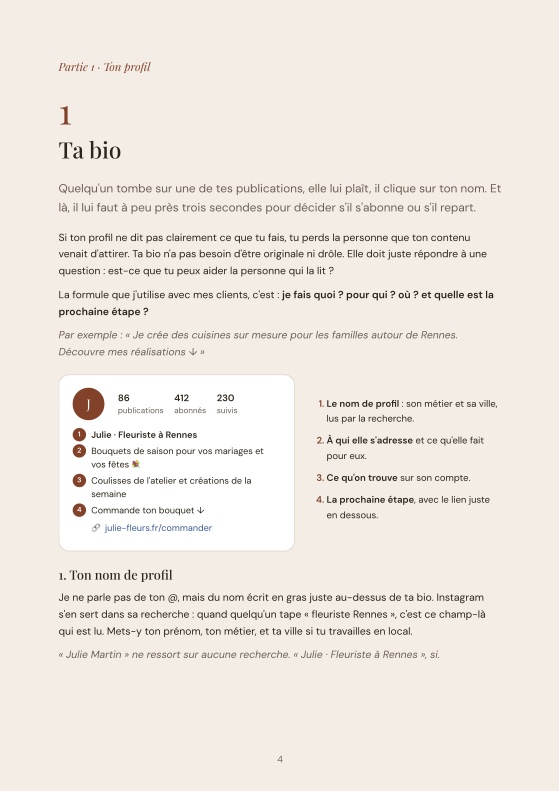 Page 4 du guide