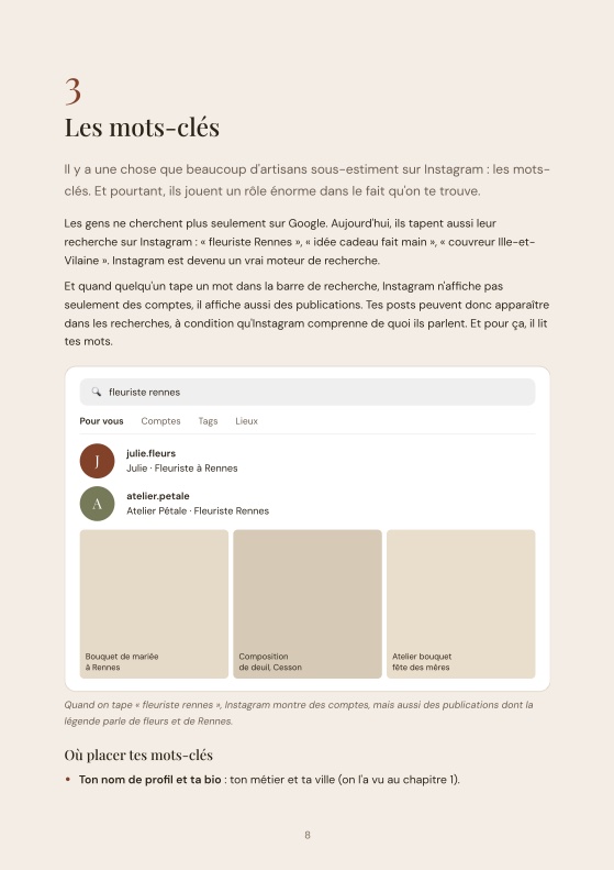 Page 8 du guide